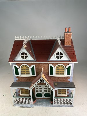Lot 70 - A modern kit built doll's house, with...