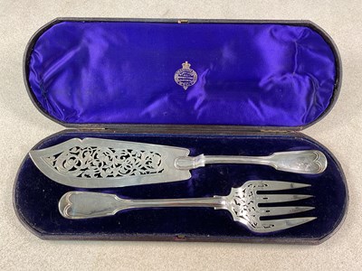 Lot 468 - FRANCIS HIGGINS (II); a cased set of Victorian...