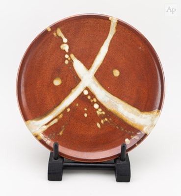 Lot 244 - JAMES HAKE (born 1979); a stoneware charger...