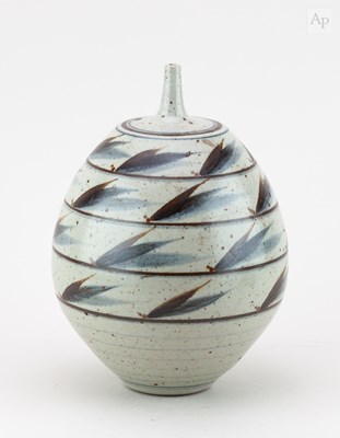 Lot 164 - DEREK CLARKSON (1928-2013); an ovoid stoneware...
