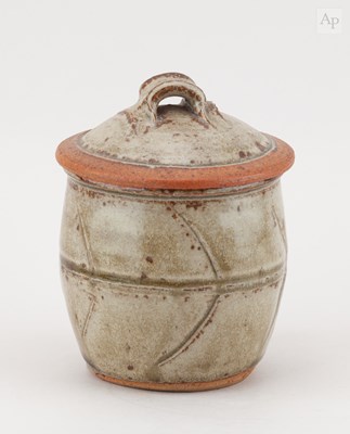 Lot 510 - RICHARD BATTERHAM (1936-2021); a stoneware jar...