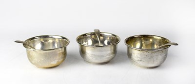 Lot 853 - Three Canadian silver bowls with matching...