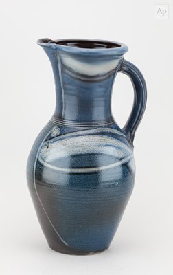 Lot 426 - MICHAEL CASSON (1925-2003); a salt glazed jug...