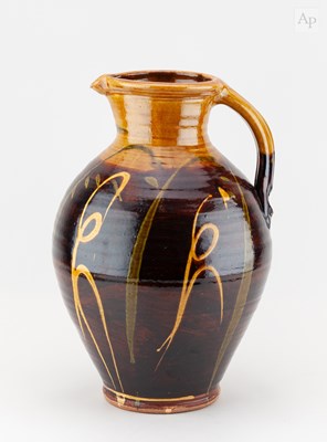 Lot 111 - CLIVE BOWEN (born 1943); a large slipware...