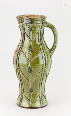 Lot 173 - DOUG FITCH (born 1964); a tall slipware...