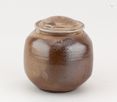 Lot 425 - MICHAEL CASSON (1925-2003); a salt glazed jar...