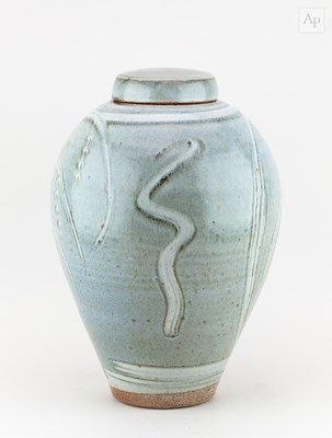 Lot 390 - MARK GRIFFITHS (born 1956); a tall stoneware...