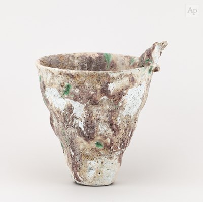 Lot 5 - AKI MORIUCHI (born 1947); a stoneware vessel...