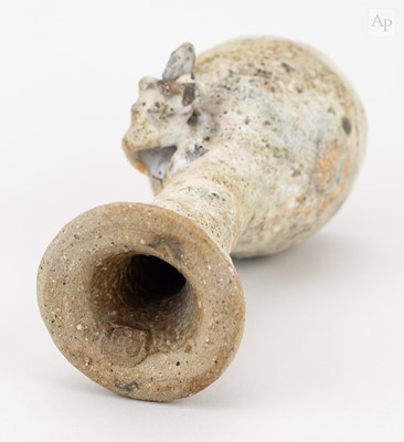 Lot 4 - AKI MORIUCHI (born 1947); a stoneware goblet...