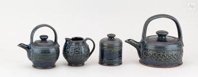 Lot 619 - SULEYMAN SABA (born 1969); a stoneware teapot...