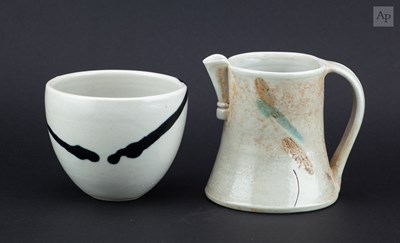 Lot 267 - JACK DOHERTY (born 1948); a small porcelain...