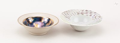 Lot 310 - JOHN WHEELDON (born 1950); a porcelain dish...