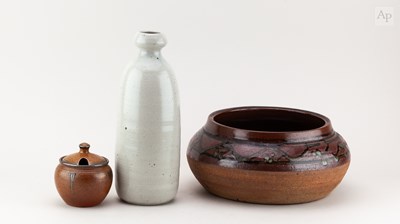Lot 617 - WILL ILLSLEY (born 1948); a tall stoneware...