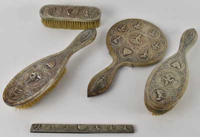 Lot 1115 - A late 19th/early 20th century Indian silver...
