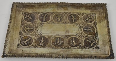 Lot 1118 - A late 19th/early 20th century Indian white...