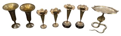 Lot 1122 - A late 19th/early 20th century Indian silver...