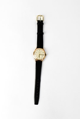 Lot 1102 - A Roamer Incabloc gentlemen's gold plated...