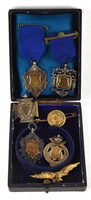 Lot 1168 - Five early 20th century hallmarked silver...