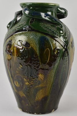 Lot 511 - JAMES DEWDNEY FOR BRANNAM POTTERY; a large...