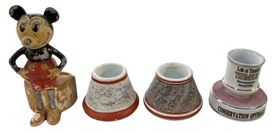 Lot 625 - Four early 20th century and later ceramic...