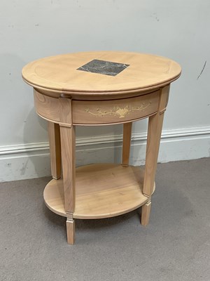 Lot 235 - A modern French oval occasional table, with...