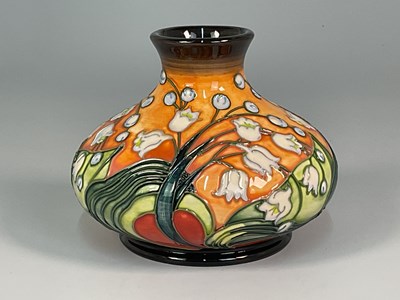 Lot 204 - MOORCROFT; a 'Lily of the Valley' vase,...
