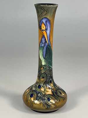 Lot 192 - MOORCROFT; a 'Phoenix Bird' pattern vase,...