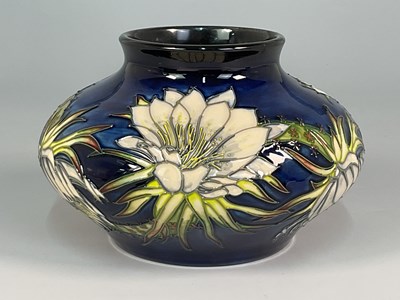 Lot 193 - MOORCROFT; a 'Queen of the Night' vase,...