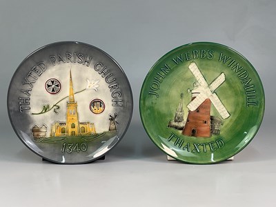 Lot 304 - MOORCROFT; a 'Thaxted Parish Church 1340'...