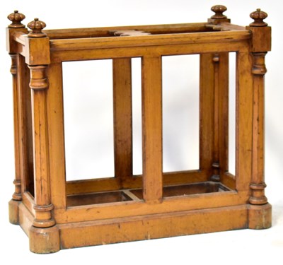 Lot 79 - An early Victorian golden oak rectangular...