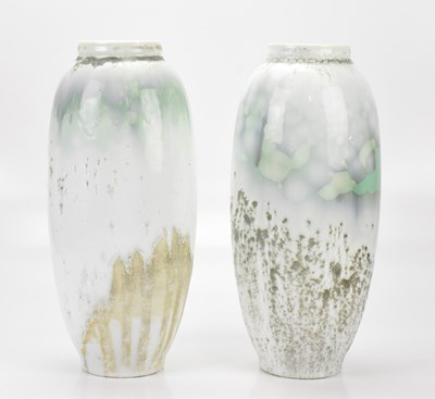 Lot 376 - ROYAL COPENHAGEN; a pair of unusual Art...