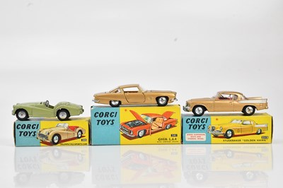 Lot 2019 - CORGI; three boxed model vehicles, 211S...