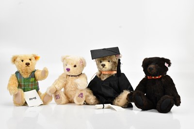 Lot 2056 - STEIFF; a collection of four bears comprising...