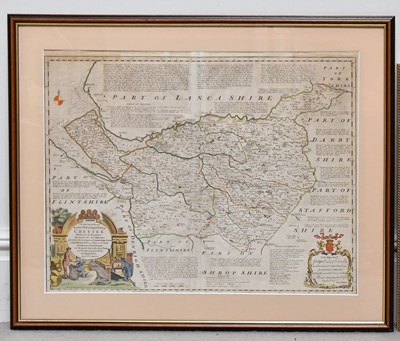 Lot 1120 - EMANUEL BOWEN; an 18th century hand tinted map,...