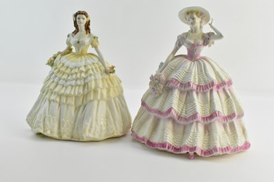 Lot 174 - COALPORT; two large figures, 1994 issue,...