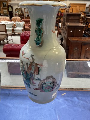 Lot 259 - A pair of 19th century Chinese Famille Rose...