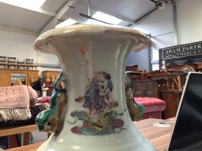 Lot 259 - A pair of 19th century Chinese Famille Rose...
