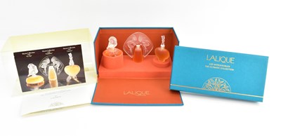 Lot 328 - LALIQUE; a boxed vintage 'Les Introuvables,...