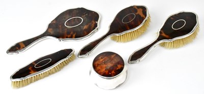 Lot 546 - WALKER & HALL; a George V hallmarked silver...