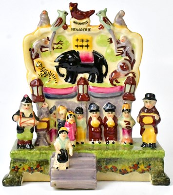 Lot 169 - STAFFORDSHIRE; a flatback figure group,...