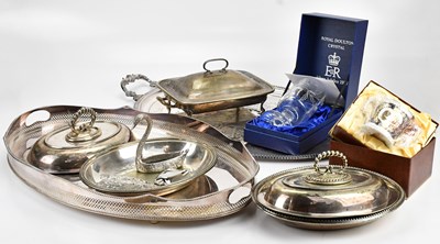 Lot 1467 - A collection of Victorian and later silver...