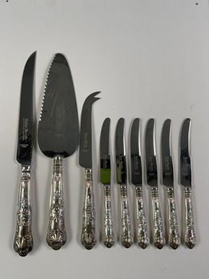 Lot 511 - A quantity of Kings pattern hallmarked silver...