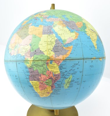 Lot 361 - PHILIPS; a 12-inch Political Challenge globe,...