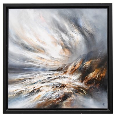 Lot 135 - CHRIS & STEVE ROCKS; oil on canvas, 'Mystery...