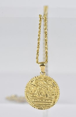 Lot 254 - A replica of a Bermuda Hogge Money coin,...