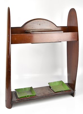 Lot 1022 - A novelty two division stick stand produced...