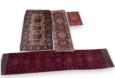 Lot 288 - An Iranian woollen rug, decorated with...