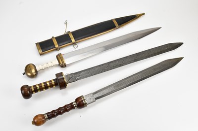 Lot 630 - Three good quality reproduction Roman gladius...