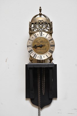 Lot 330 - THOMAS MOORE, IPSWICH; a good brass lantern...