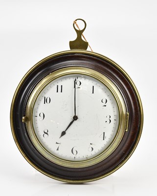 Lot 373 - A George III mahogany and brass cased sedan...